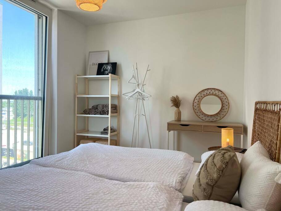 Donaublick Oasis: Stylische Wohnung Vídeň Exteriér fotografie