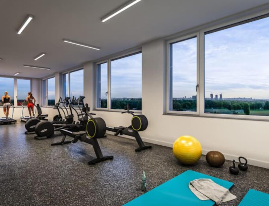 Donaublick Oasis: Stylische Wohnung Vídeň Exteriér fotografie